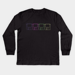 Check out my floppies Kids Long Sleeve T-Shirt